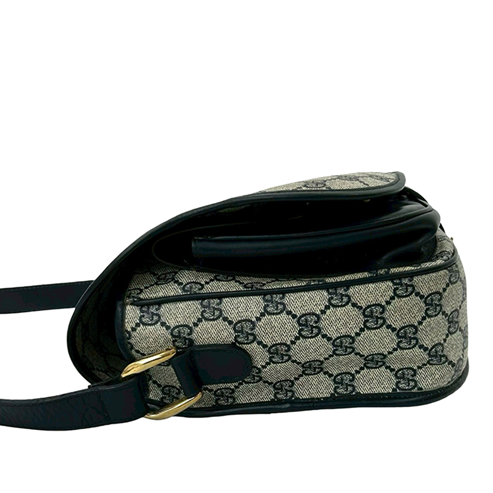 Pre-Loved Gucci GG Supreme Horsebit Web Crossbody - Picture 6 of 9